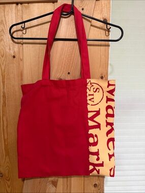 Maker's Mark Red Canvas Tote Bag, New!